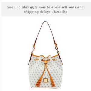 Dooney and Bourke Blakely Tasha drawstring bucket bag